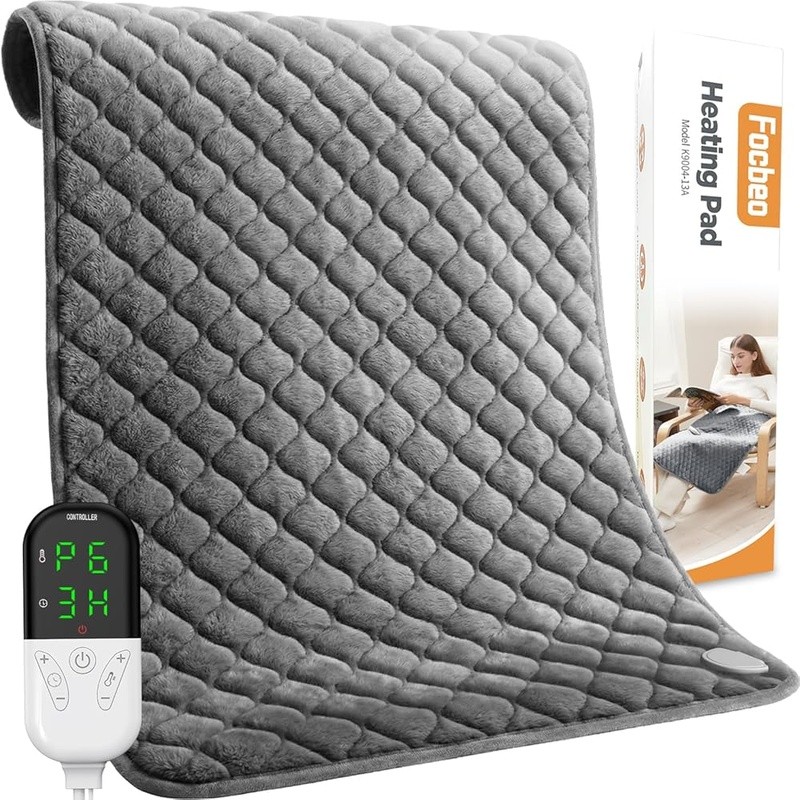 Extra Large Heating Pad Back Pain Relief Auto Shut Off Timer Comfortable Heat US