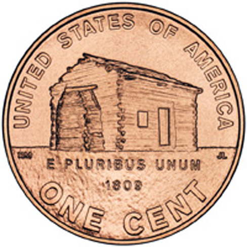 Lincoln Cent, 2009P BU N.F. String Wrapped Roll - LP1