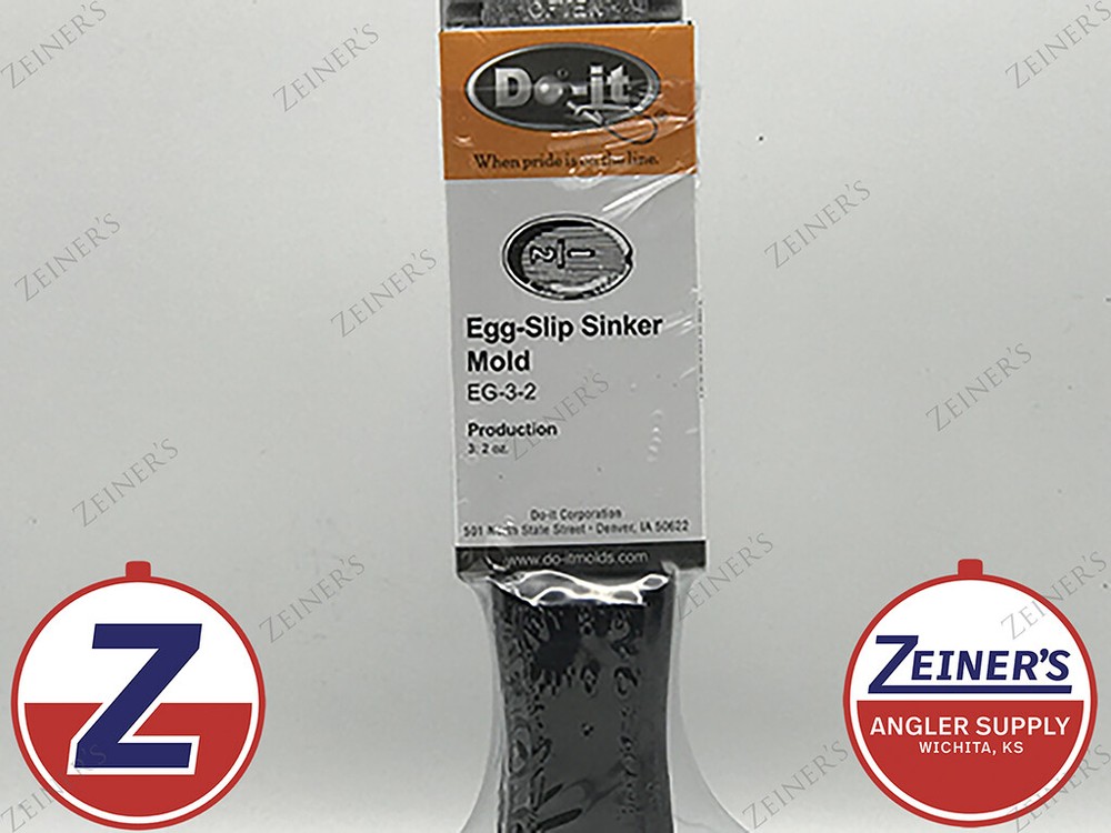 3252 New Do-It Egg Sinker Mold - 2 oz production style