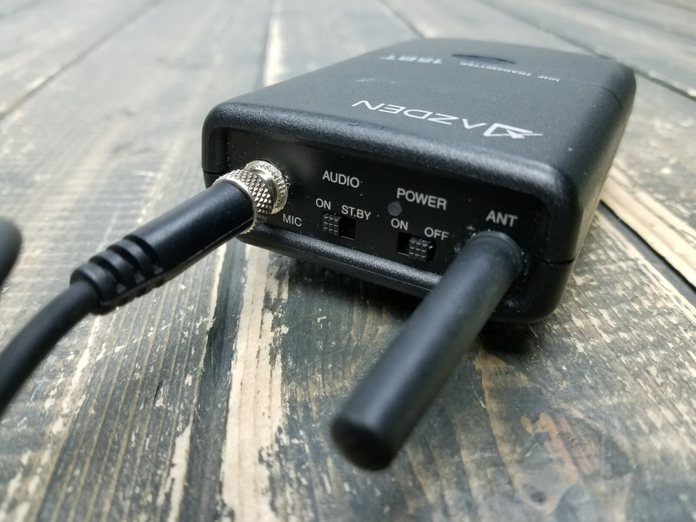 AZDEN 15BT UHF Transmitter Beltpack Wireless with Cable