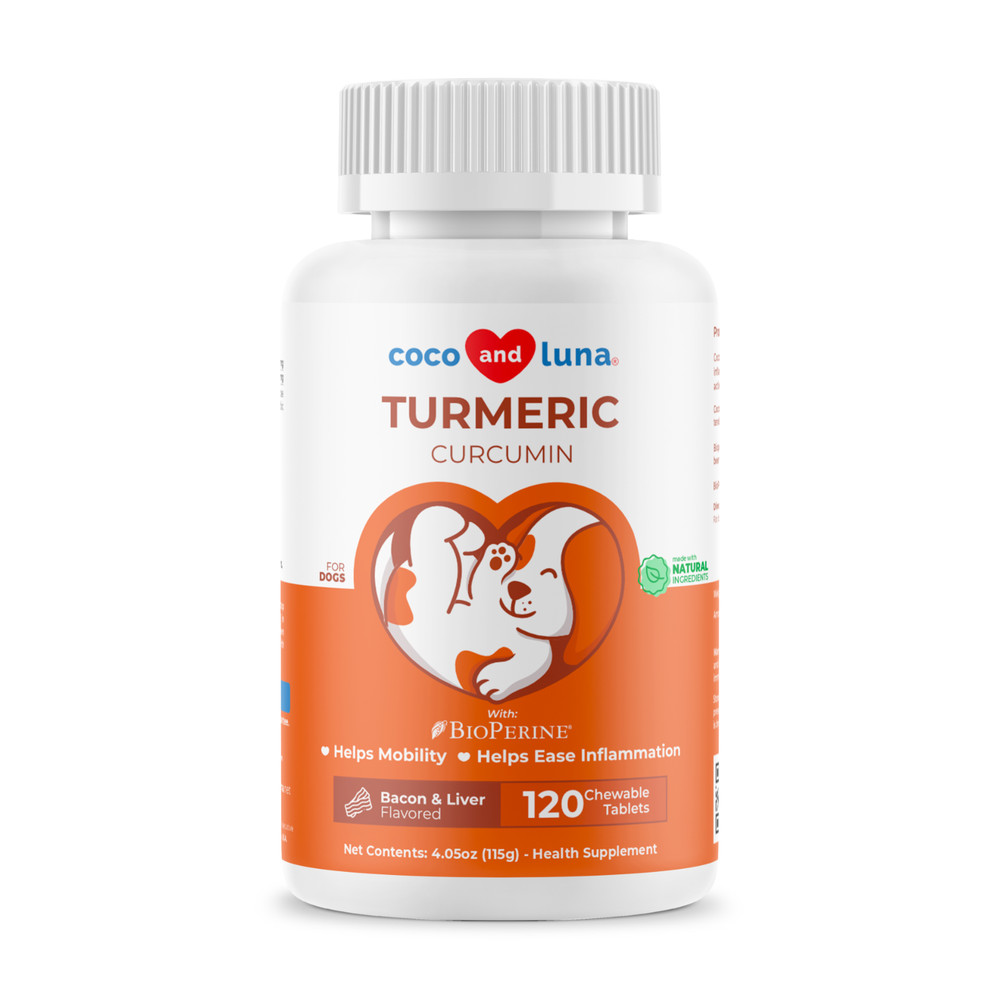 Turmeric for Dogs - Mobility Support with Curcumin & BioPerine