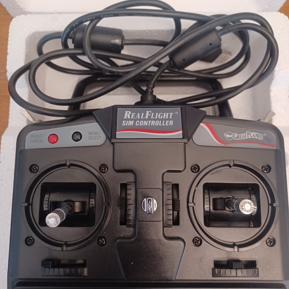Real Flight R/C Flight Simulator Basic W/ DVD Controller Great Planes