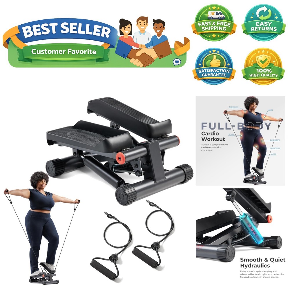 Lightweight & Portable Stair Stepper Machine for Home Workouts - 300lb Limit