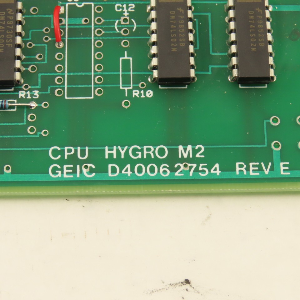 General Eastern D4006 2754 Rev E Hygro M2 CPU Circuit Board