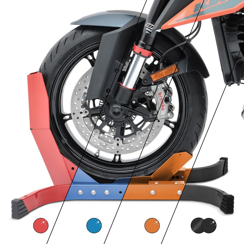 ConStands Easy Plus-Motorcycle Stand for Cruiser Limited Black Paddock Front Whe