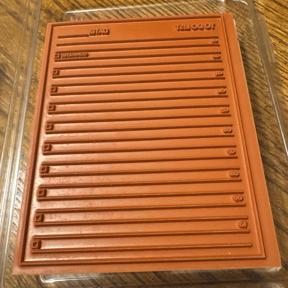 Stampin' Up Its A Plan 3 pc wood stamp set NEW
