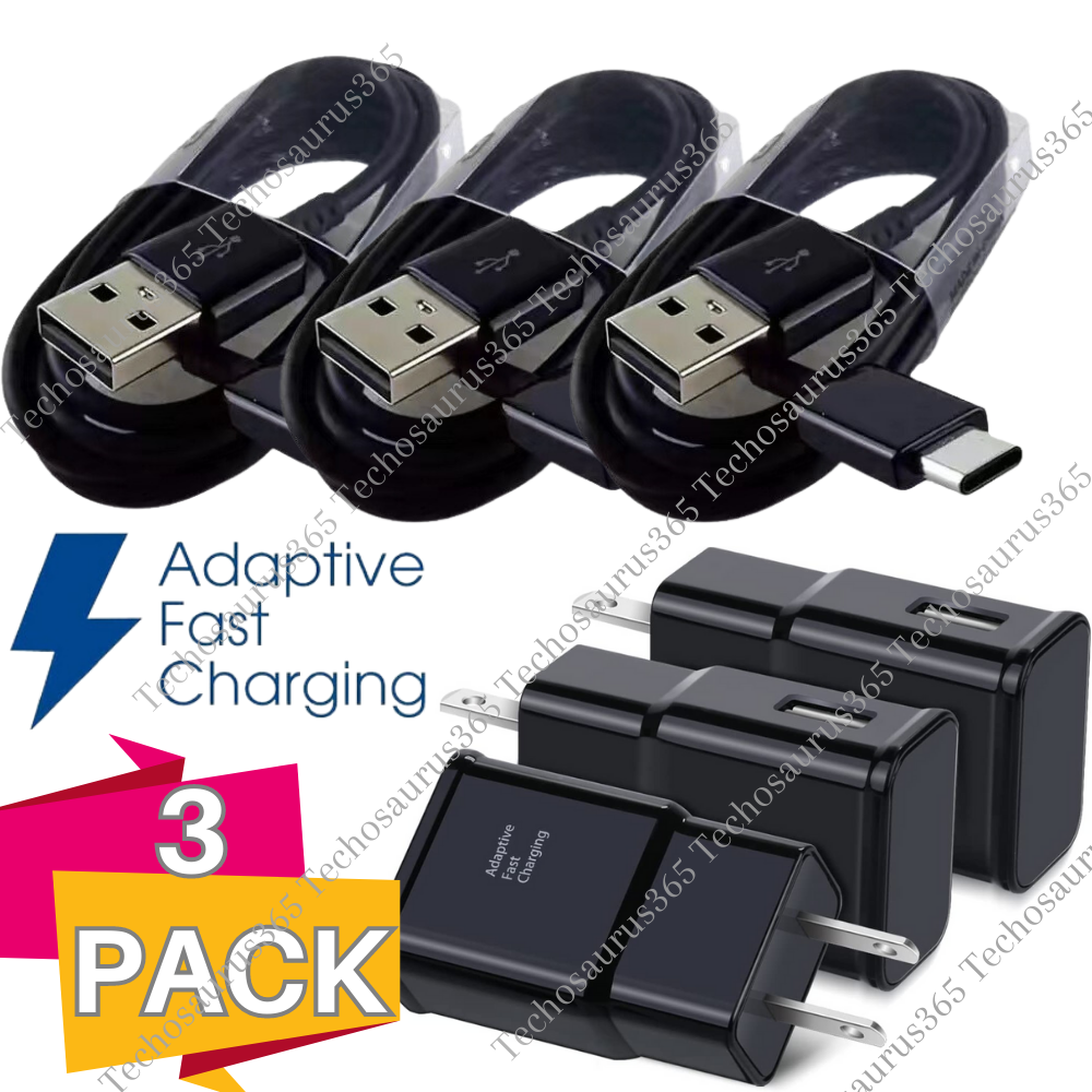 Adapter Fast Charger Type C With Android Phone Charging Cable For Samsung Galaxy