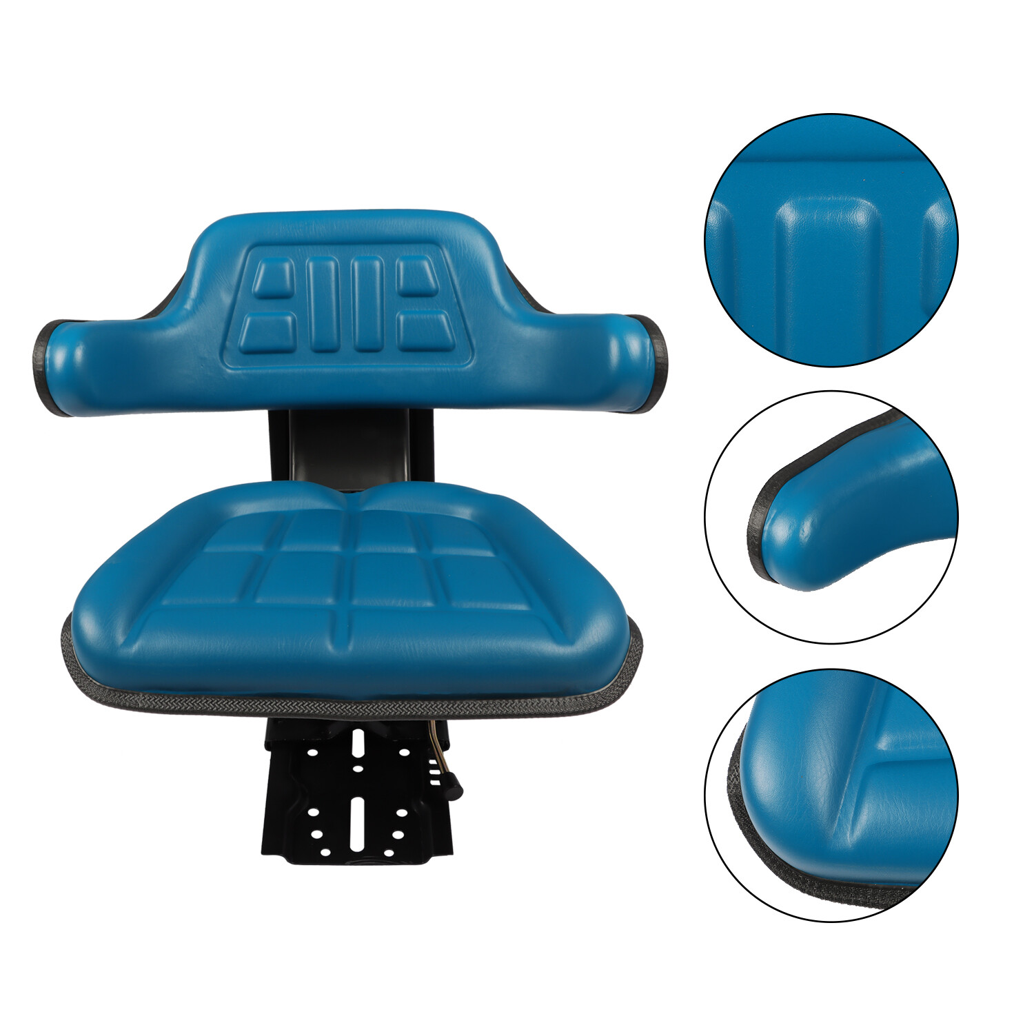 Blue Tractor Suspension Seat For Ford 2000 2600 2610 3000 4000 3600 4600 3910