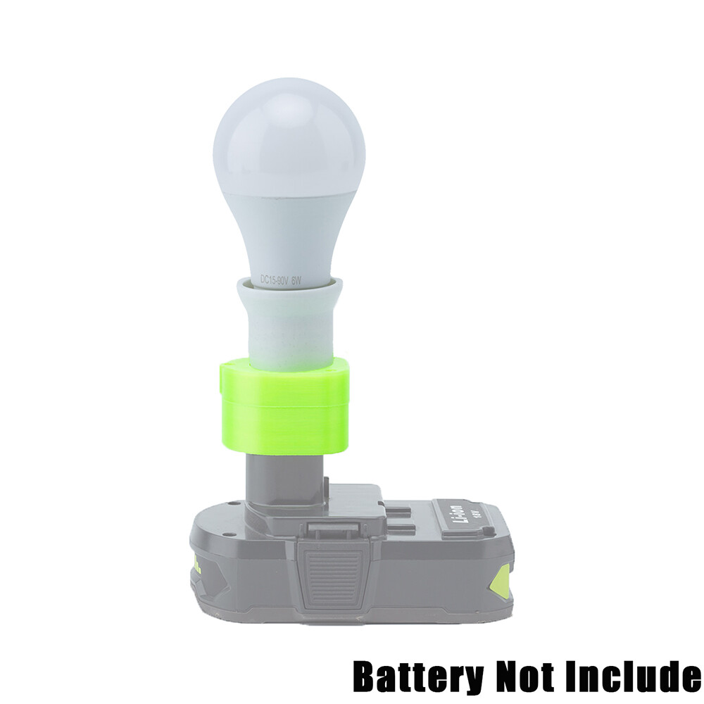 LED Work Light E27 Bulb Lamp For RYOBI 18V Li-ion Battery Flashlight Bulbs Light