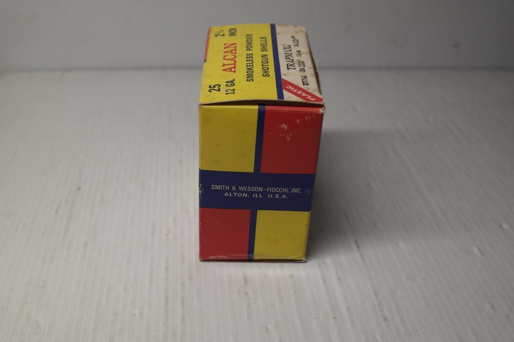 Vintage **Empty** Alcan 12 Gauge Shotgun Shell Box