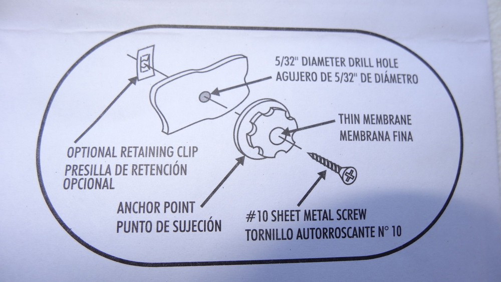 UNIVERSAL Trunk Hardware Kit for Cargo Net Brand New