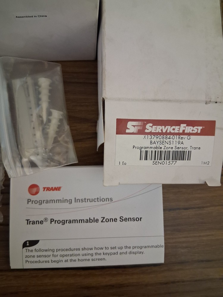 Service First X13790884-01 Zone Sensor Programmable lot of 3