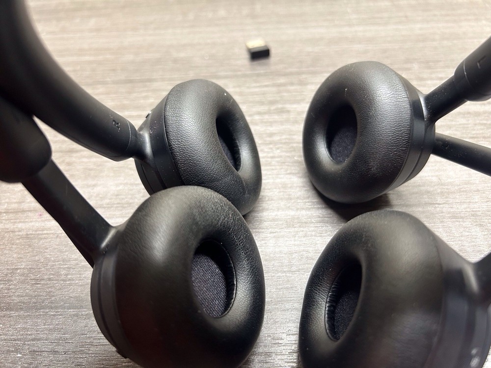 Lot Of 2 Microsoft Modern Wireless Bluetooth Headset Black | #D64
