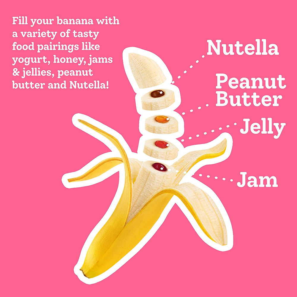 ® Kitchen Gadget - Core & Fill a Banana While Still in Its Peel