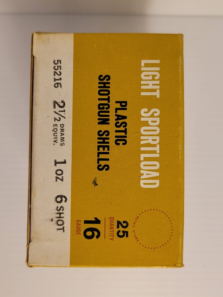 Sears Ted Williams 16 Gauge Shotgun Shells Empty Box