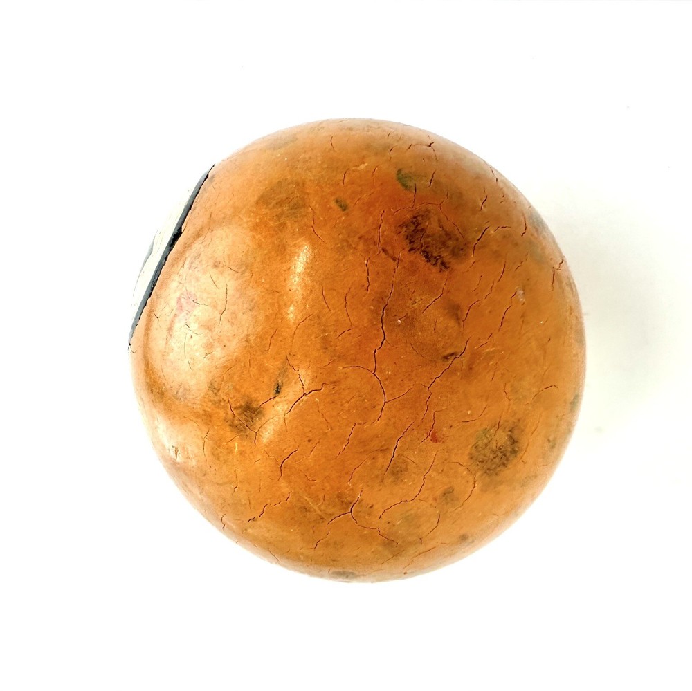 Vintage Clay #5 Solid Orange Pool Billiards Ball