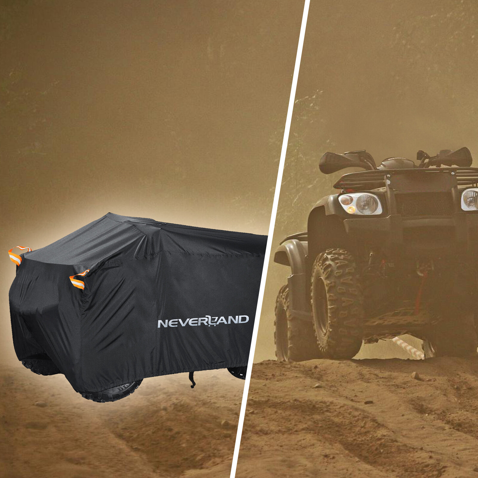 NEVERLAND Atv Cover Waterproof XL Fit For Honda Kawasaki Suzuki Yamaha Polaris