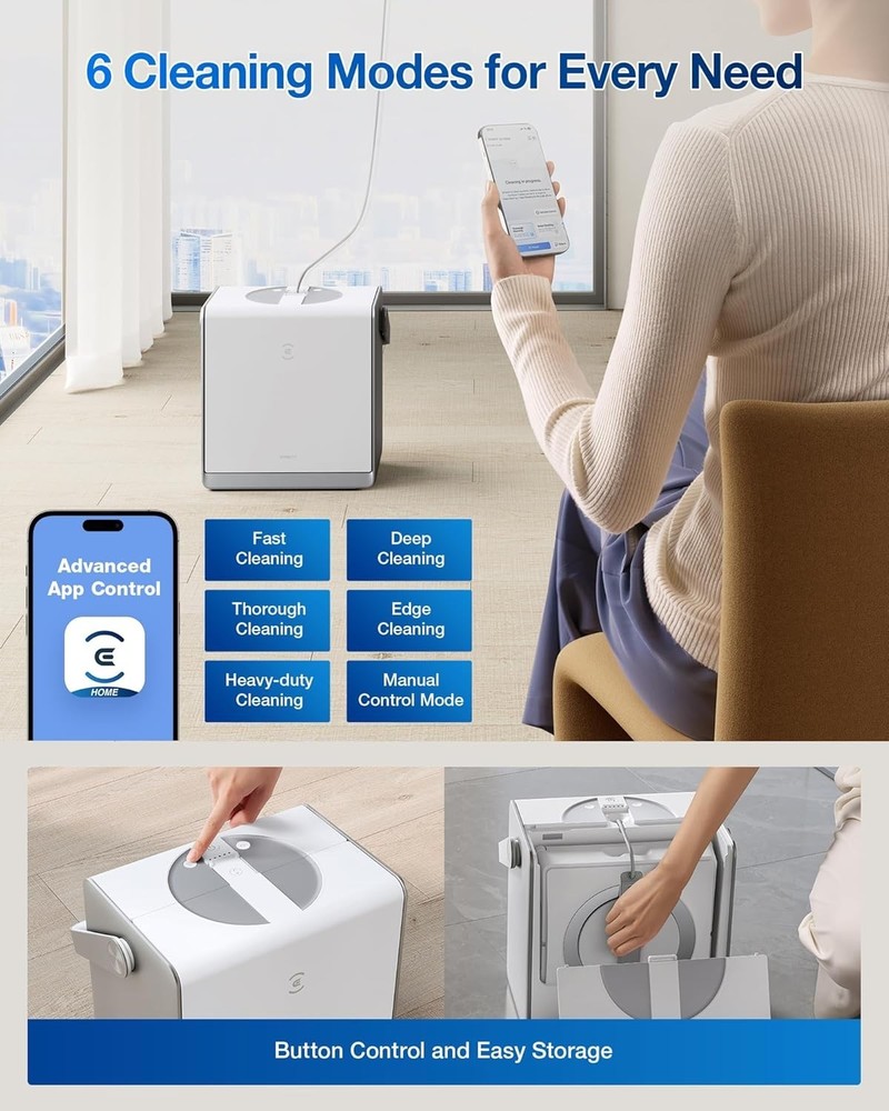Ecovacs WINBOT W2 Pro Omni Window Cleaning Robot Multi-Functional Intelligent