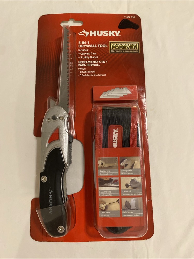 Husky 5-in-1 Drywall Tool Blades