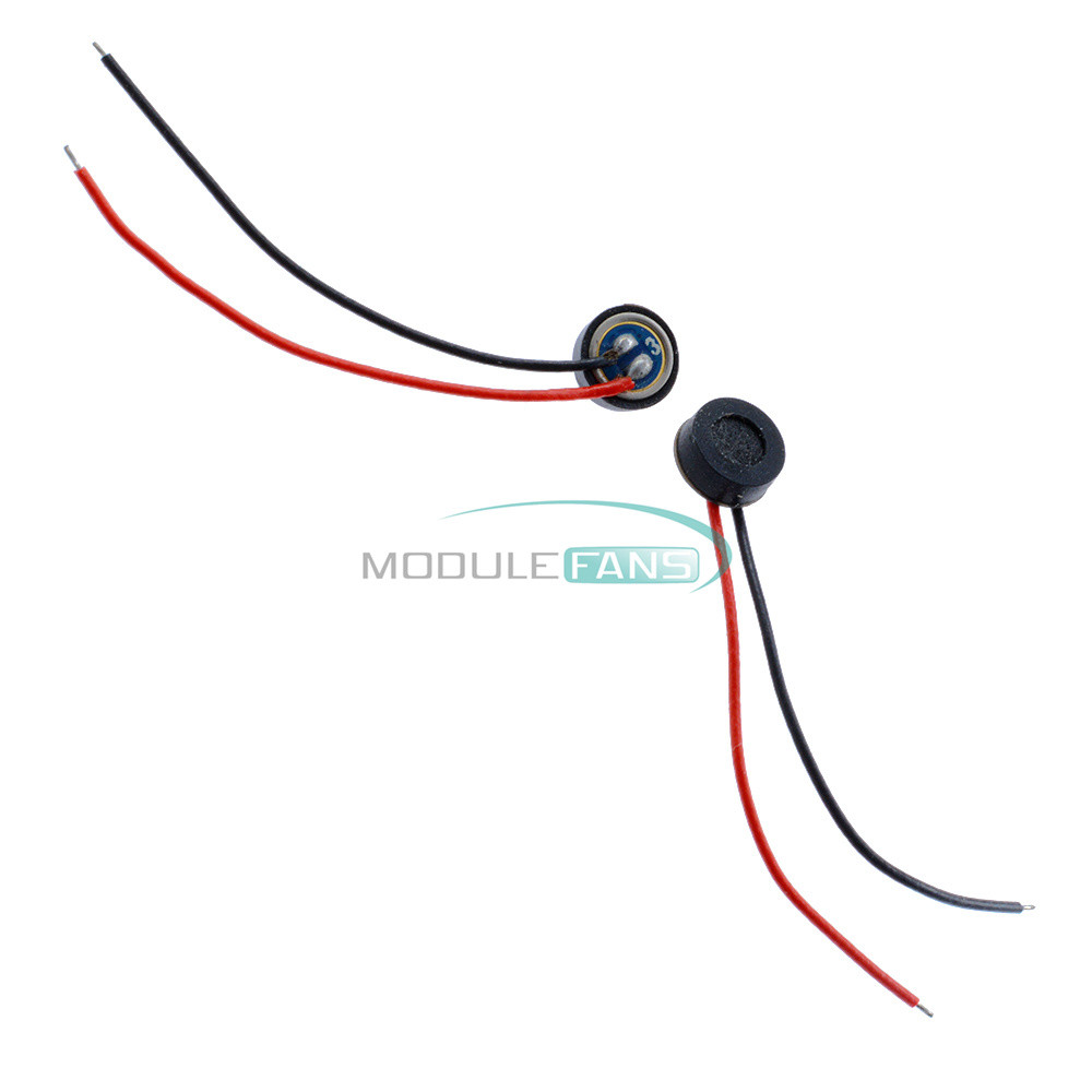 10PCS Electret Condenser 4*1.5mm Microphone MIC Capsule 2 Leads
