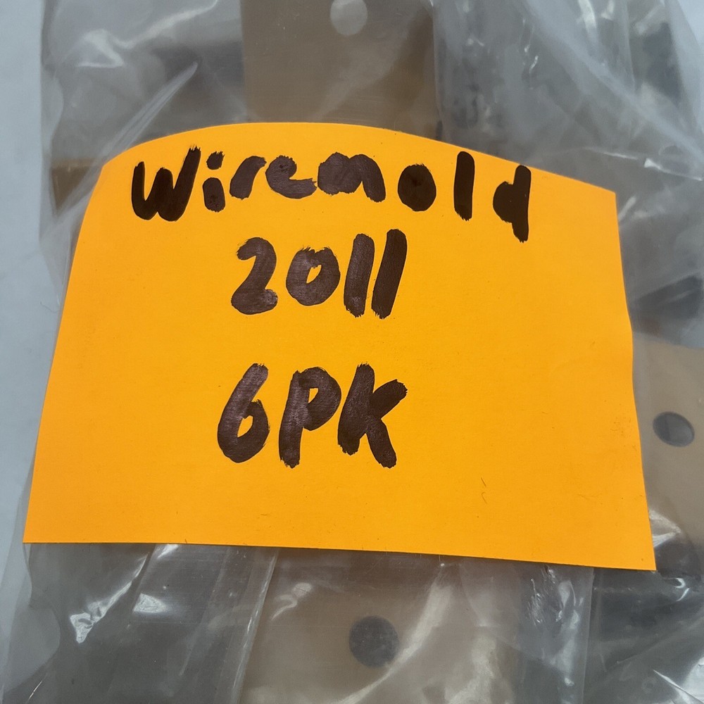 6 Pack Wiremold G2011 Tan 90 Degree Flat Elbow