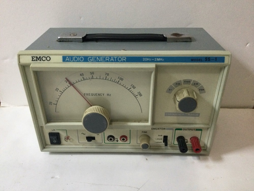 Emco SS-1 Audio Function Generator, 20hz-2mhz, Frequency generator - Working