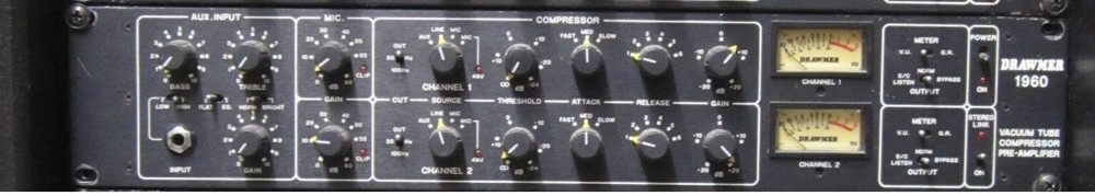 Drawmer 1960 Vacuum Tube Compressor & Pre-Amplifier