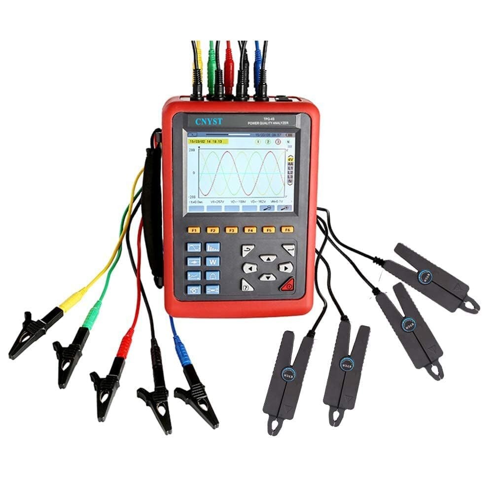 Energy Quality Analyzer Power Quality Measuring Instruments Range 10mA~10A
