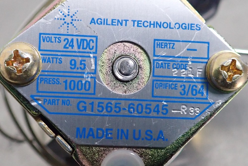 Agilent Technologies G1565-60545 Valve Assembly