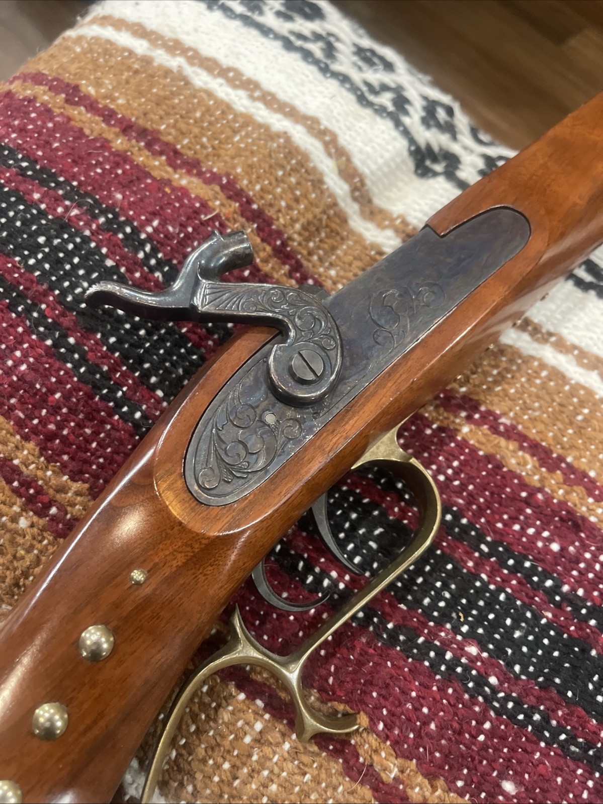 Thompson Center Hawken complete Stock with lock and buttplate Nice Lot C