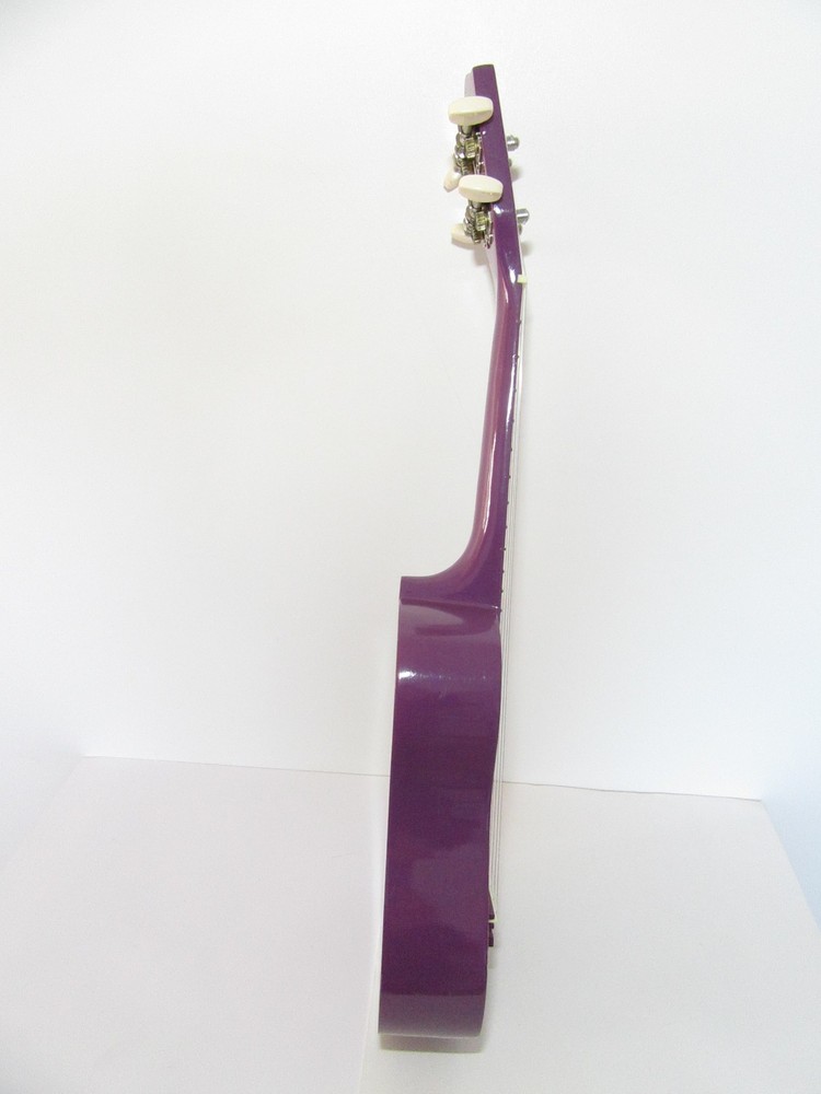 UKULELE TIGER PURPLE MUSICAL INSTRUMENT UKE 7 - PP 4 STRING BEGINNERS