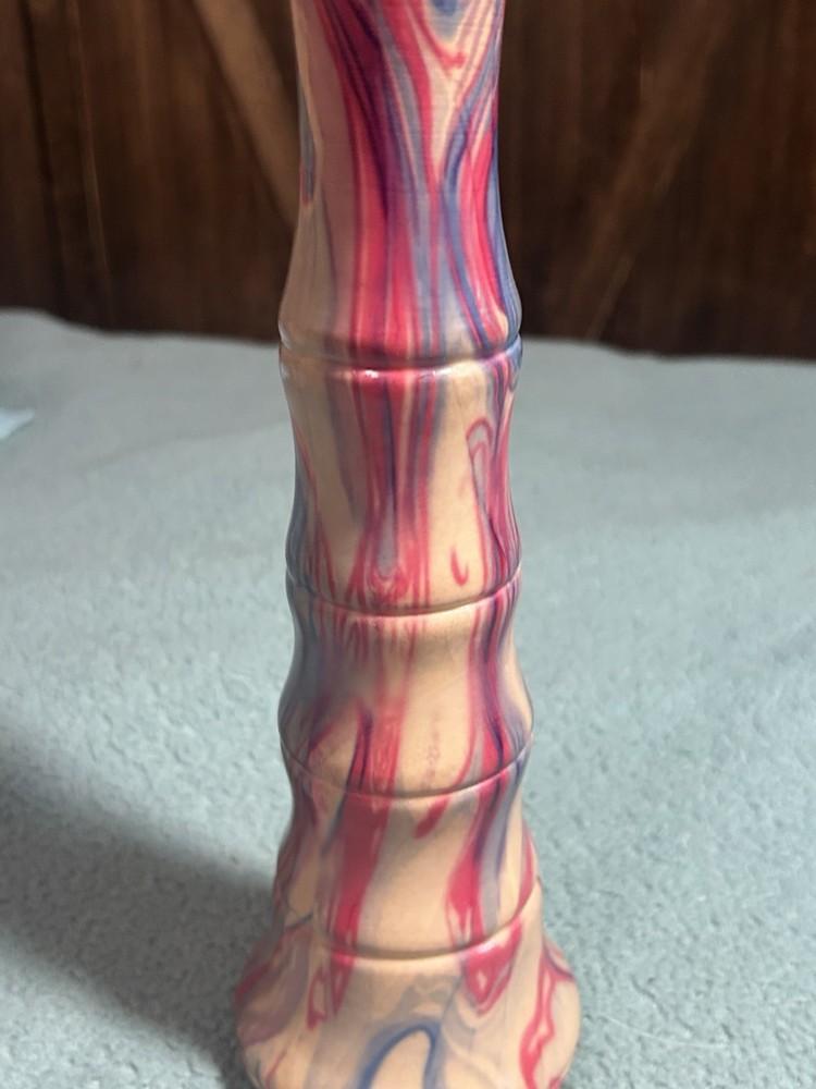Multicolor Swirled Bud Vase