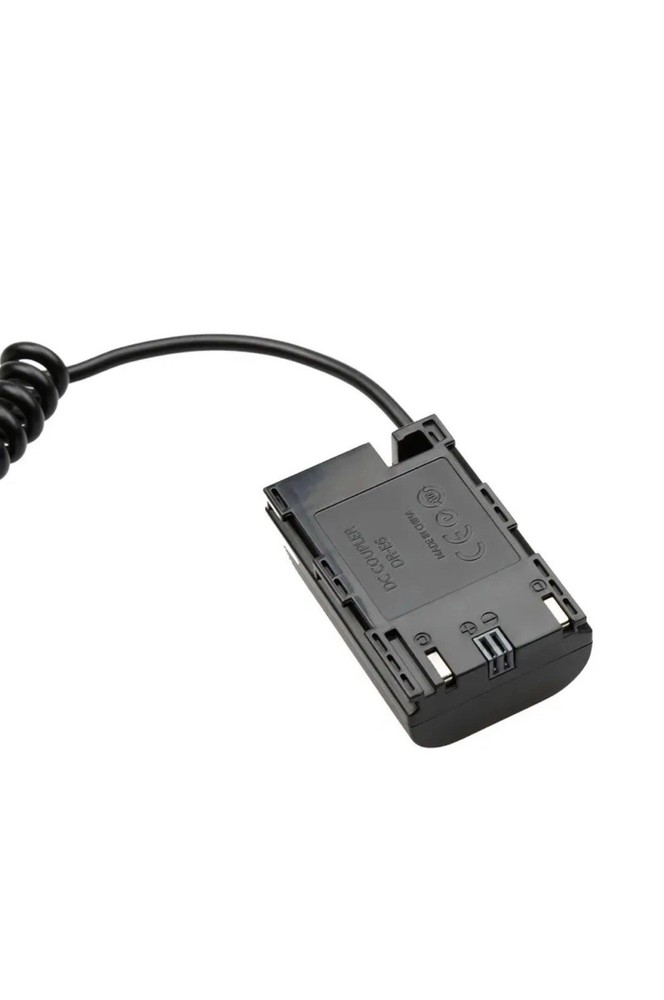 Decoded LP-E6 Dummy Battery DR-E6 DC Coupler Cable For Canon 70D 80D 90D 5DSR R