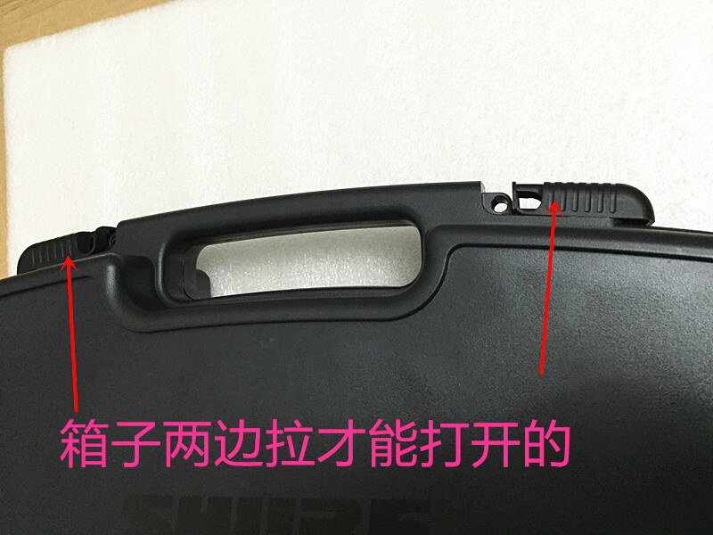 Plastic Carrying Case For Shure PGXD24/PG58 Wireless Handheld Microphone System