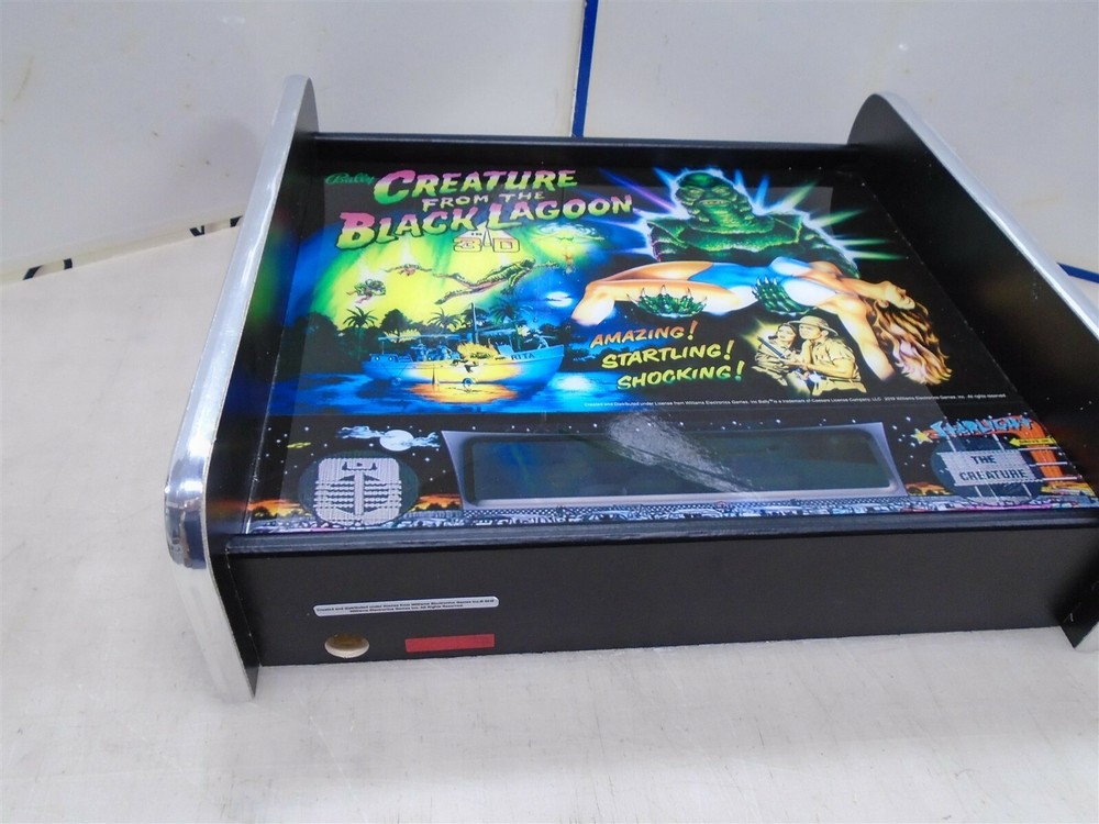 Bally Creature from the Black Lagoon Pinball Head LED Display light box
