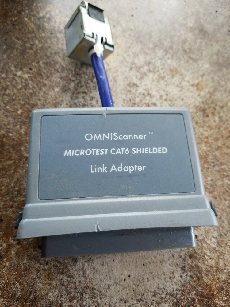 Fluke MICROTEST OMNIScanner Category CAT 6 SHIELDED Link Adapter
