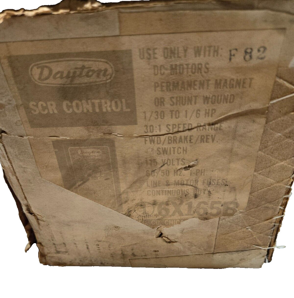 Dayton SCR Control 6X165B NOS