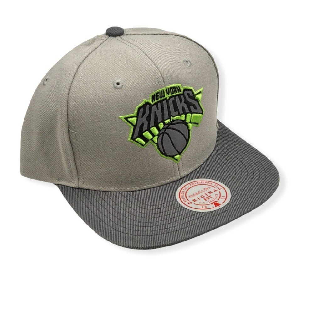 Mitchell & Ness New York Knicks Green Bean Adjustable Snapback Hat Cap