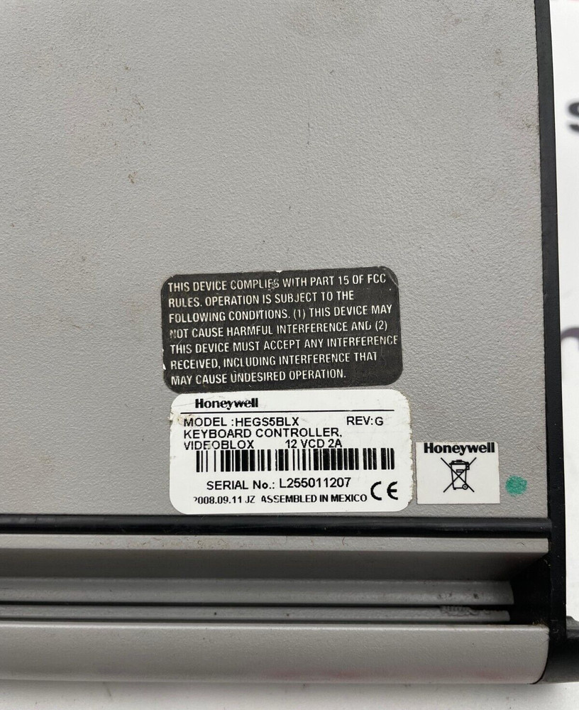 HONEYWELL HEGS5BLX Keyboard Controller