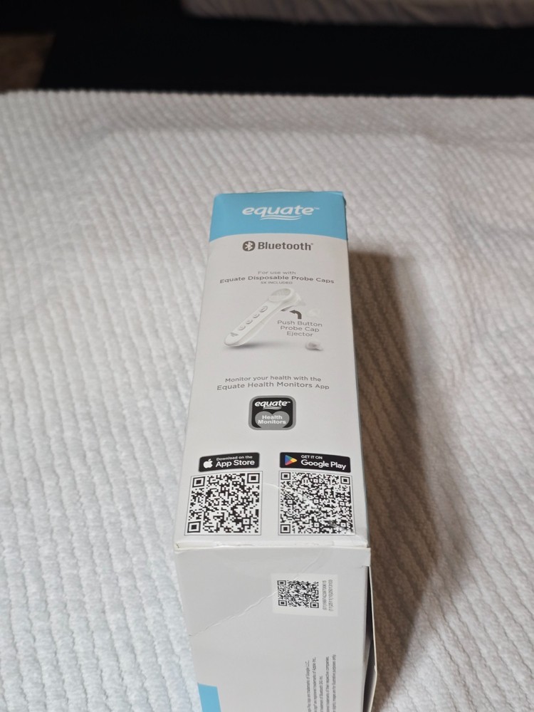Equate Bluetooth Dual-Function Infrared Thermometer, Forehead and Ear Mode