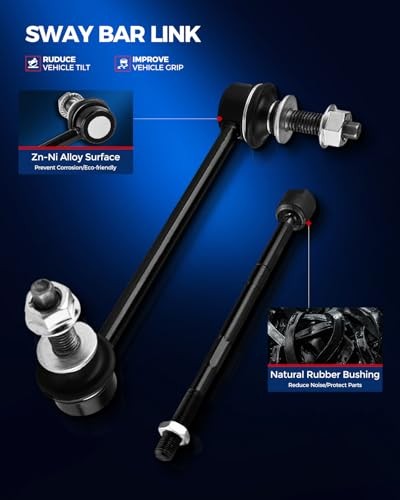 Front Upper Control Arm w/Lower Ball Joint & Inner/Outer 10pcs 1997-2001 CR-V
