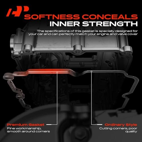 Engine Valve Cover Gasket Set Compatible with Mini Cooper 2011-2015, Cooper