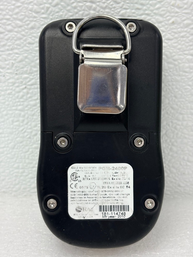 Pre Owned | Rae Systems QRAE II PGM-2400P Multi Gas Detector Only - Black