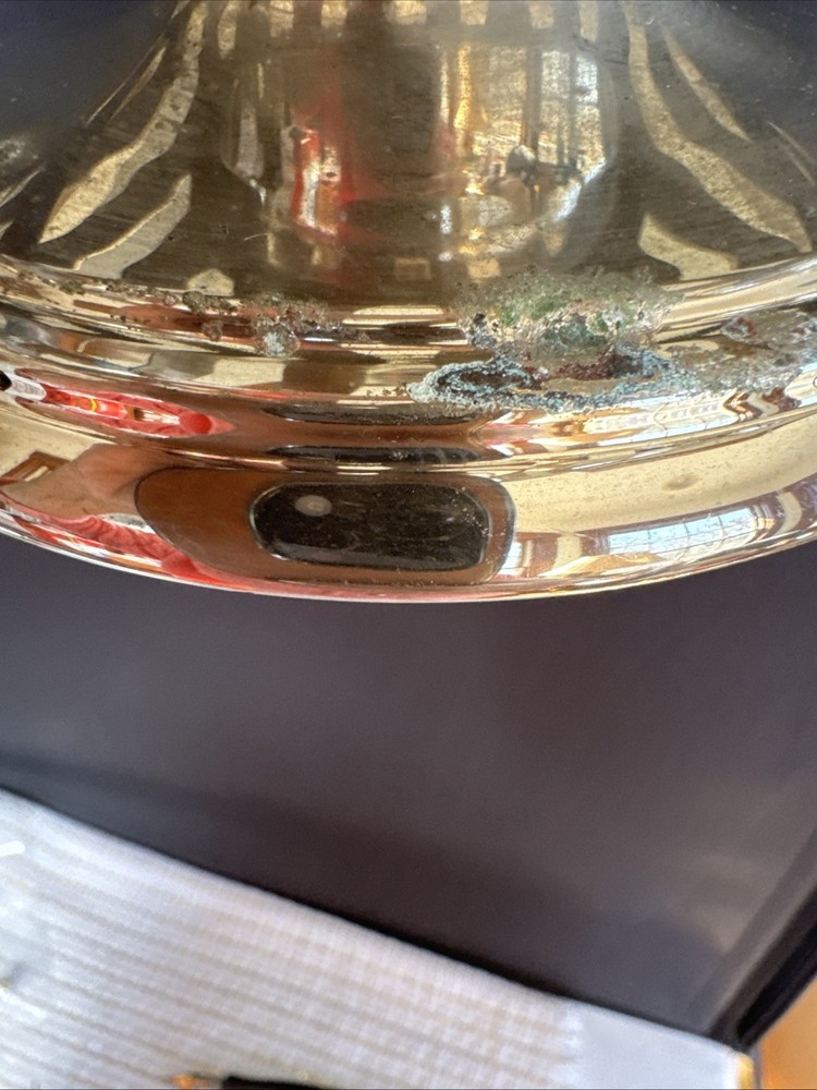 Vintage Manning Bowman Quality Meriden CT Fruit Bowl Silverplate Reticulated 232