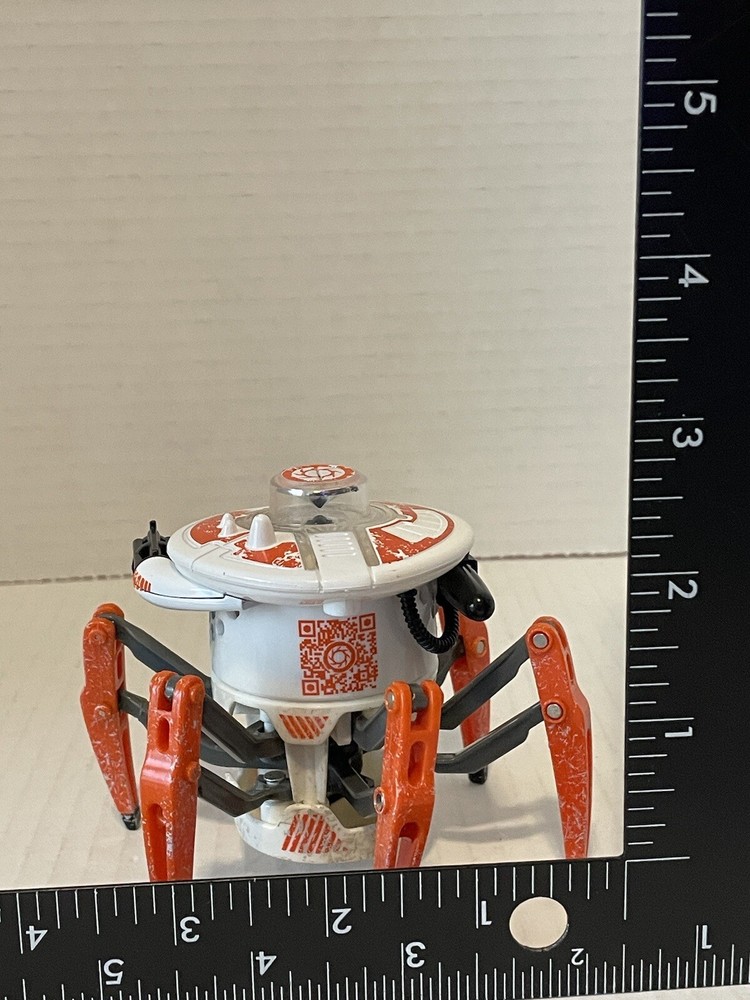 Hexbug Battlebots Spider Bot White Orange No Remote Untested