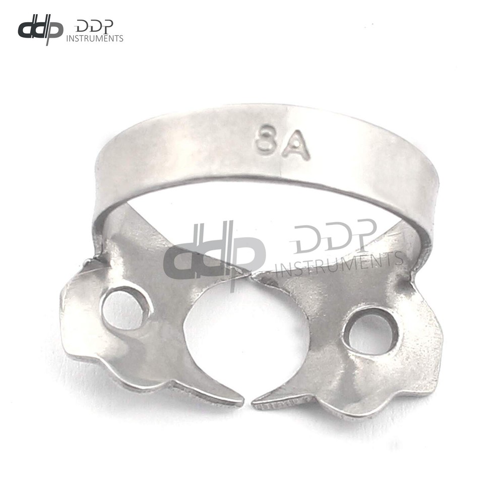 Endodontic Rubber Dam Clamp #8A Surgical Dental Instruments