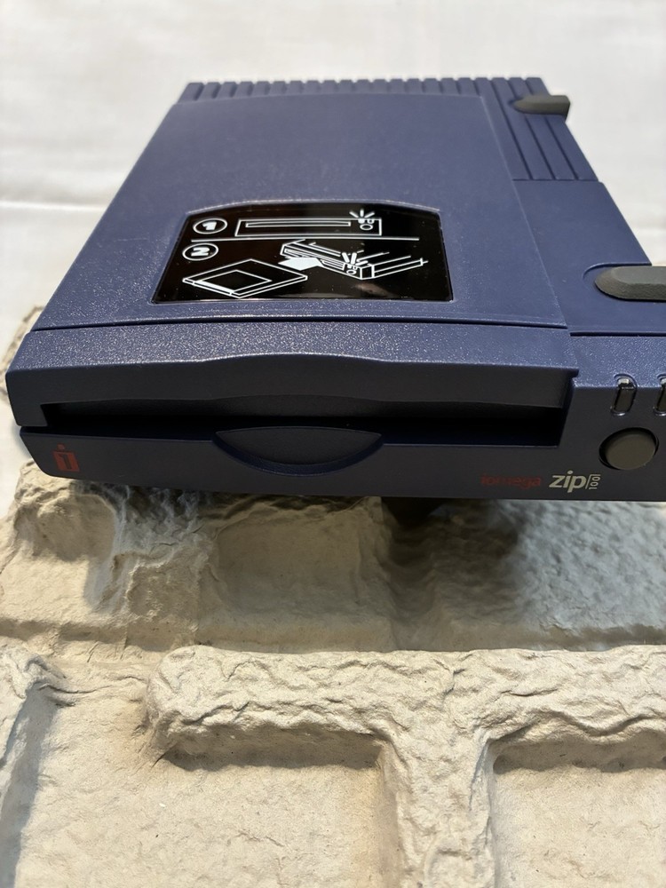 Iomega Zip 100 Parallel Port External Drive #10919 with Box