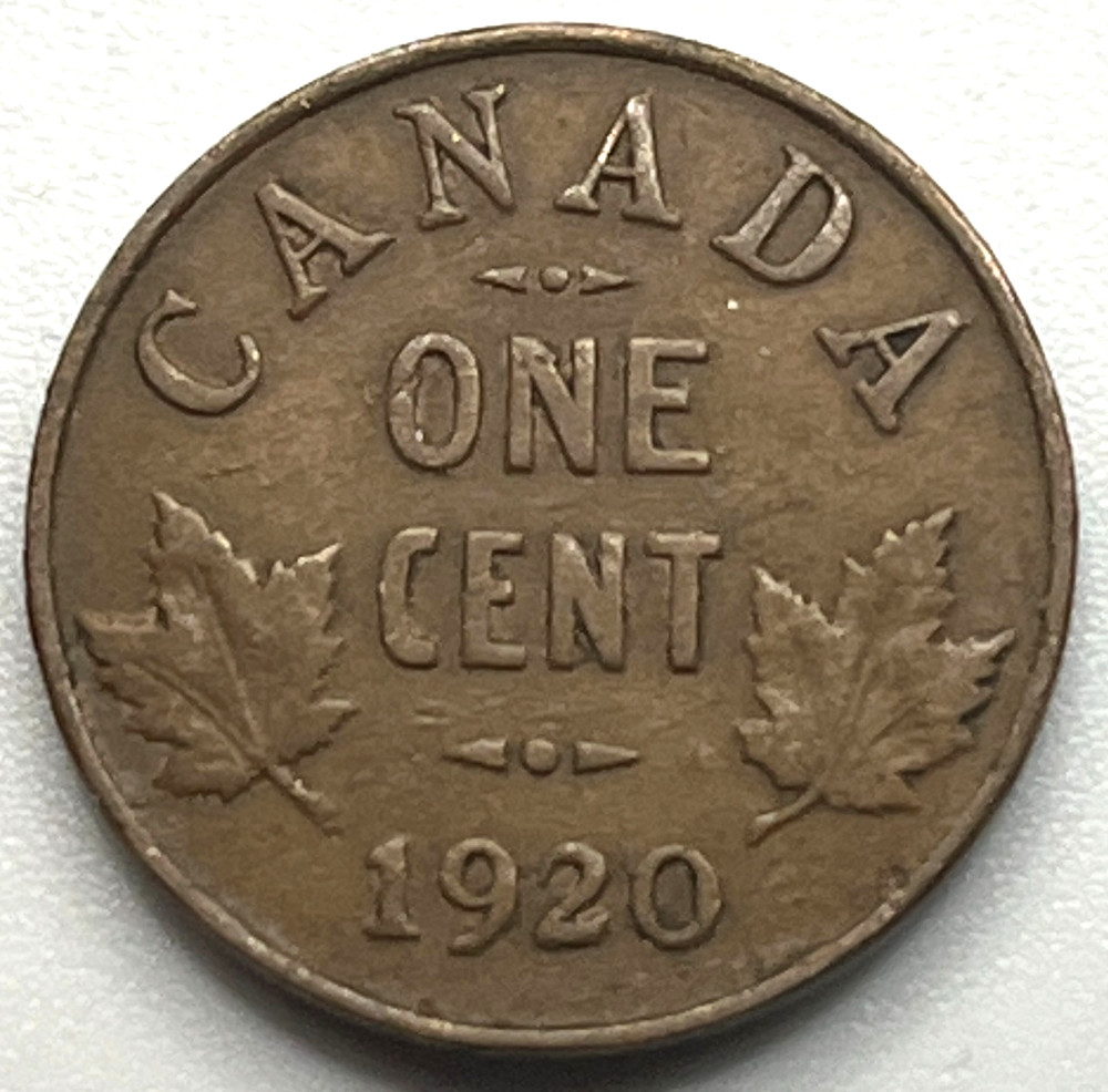 Canada / 1 Cent / 1920 / KM#28 / (03-1218)
