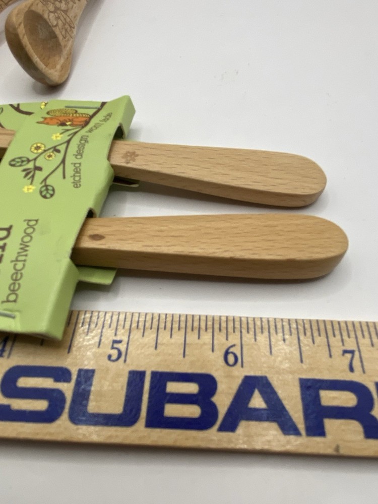 Talisman Designs Beechwood Jam Spreader & Measuring Spoon Sets