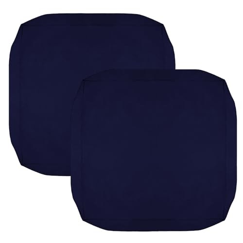 Outdoor Cushion Covers Replacement 18x18 Waterproof 18"x18"x2"--2 Covers Blue